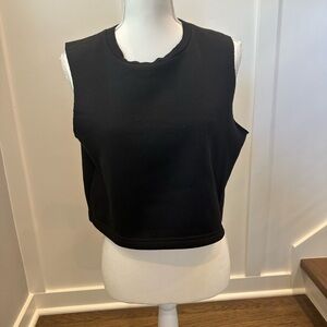 BLQ Cropped Cut Off Sweatshirt Tank